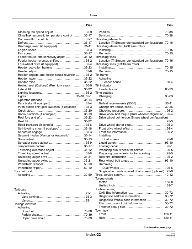 John Deere S550 Combine (755001-) Operator's Manual (OMHXE51475) - Image 4