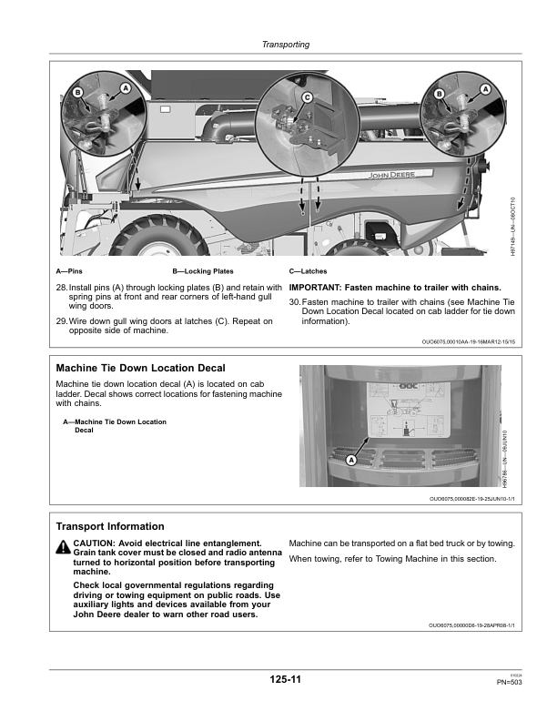 John Deere S660, S670, S670 HillMaster S680, S680 HillMaster S690 & S690 HillMaster Combines Operator's Manual (OMHXE51485) - Image 3