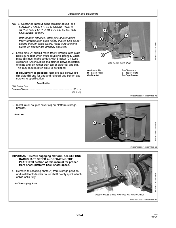 John Deere 600 F&R Series Cutting Platforms Operator's Manual (OMHXE51589) - Image 2