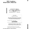 John Deere T670 Combines Wide Cab (MY2014/2015) Operator's Manual (OMHXE65500)