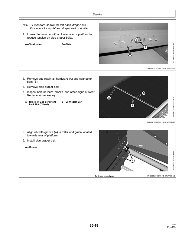 John Deere 600D Series Draper Platforms 625D, 630D, 635D & 640D Export Edition (765001-775000) Operator's Manual (OMHXE69598) - Image 2
