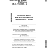 John Deere 600D Series Draper Platforms 625D, 630D, 635D & 640D North America (765001-775000) Operator's Manual (OMHXE69599)