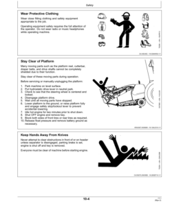 Alternative view of John Deere 600D Series Draper Platforms 625D, 630D, 635D & 640D North America (765001-775000) Operator's Manual (OMHXE69599)