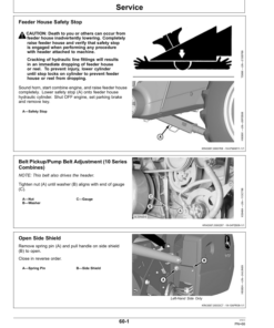 Alternative view of John Deere 600P Series (615P) Belt Pickup (765001-) Operator's Manual (OMHXE69813)