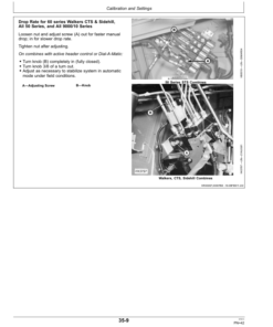 Alternative view of John Deere 600 F&R Series Cutting Platforms North America (765001-775000) Operator's Manual (OMHXE69824)