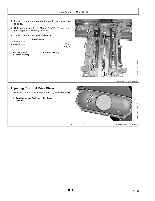 John Deere 600C Series Corn Head & StalkMaster North America (775001-785000) Operator's Manual (OMHXE75667) - Image 2