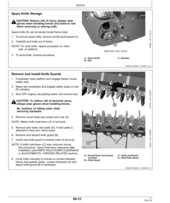 Alternative view of John Deere 600FD Series Flexible Draper Platforms North America (775001-785000) Operator's Manual (OMHXE75701)