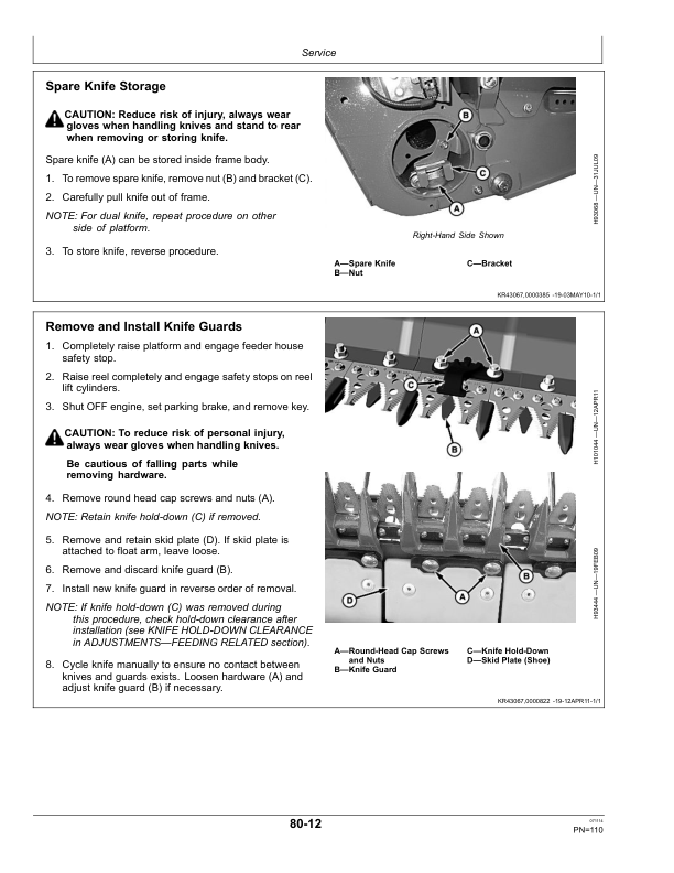John Deere 600FD Series Flexible Draper Platforms North America (775001-785000) Operator's Manual (OMHXE75701) - Image 2