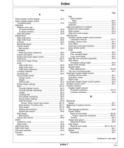Alternative view of John Deere 600FD Series Flexible Draper Platforms Export Edition (775001-785000) Operator's Manual (OMHXE75702)