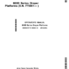 John Deere 600D Series Draper Platforms 625D, 630D, 635D & 640D Export Edition (775001-785000) Operator's Manual (OMHXE75715)