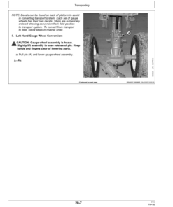 Alternative view of John Deere 600D Series Draper Platforms 625D, 630D, 635D & 640D Export Edition (775001-785000) Operator's Manual (OMHXE75715)
