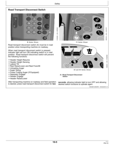 Alternative view of John Deere 600 F&R Series Cutting Platforms North America (775001-785000) Operator's Manual (OMHXE75736)