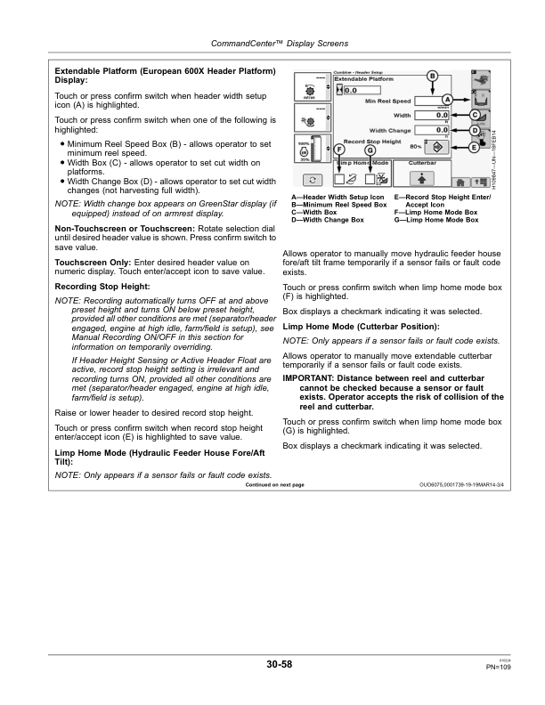 John Deere S650, S660, S670, S680 & S690 Combines North America (775001-785000) Operator's Manual (OMHXE75764) - Image 2