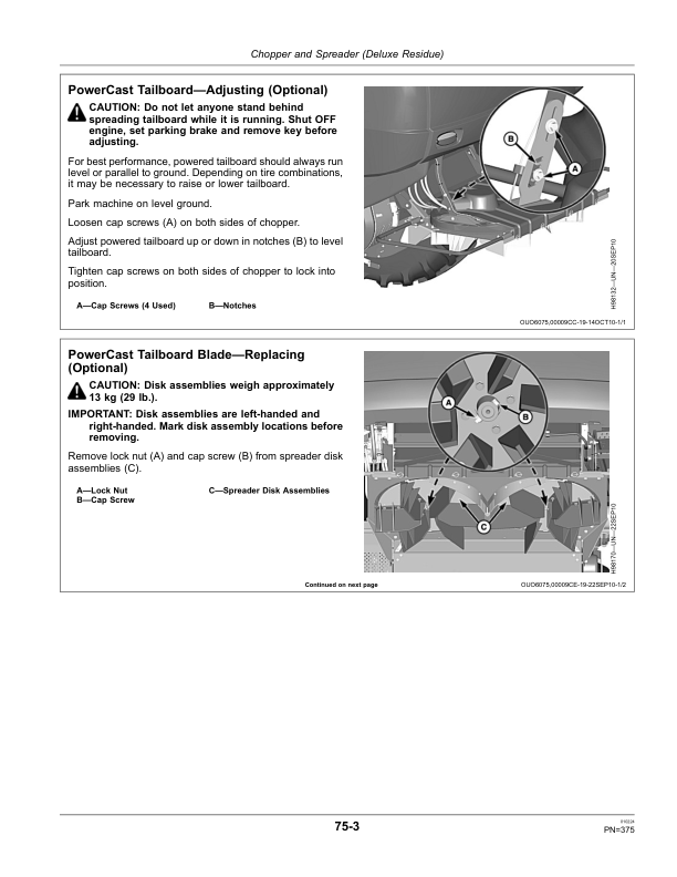 John Deere S650, S660, S670, S680 & S690 Combines North America (775001-785000) Operator's Manual (OMHXE75764) - Image 3