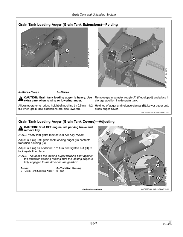 John Deere S650, S660, S670, S680 & S690 Combines Export Edition (775001-785000) Operator's Manual (OMHXE75814) - Image 2