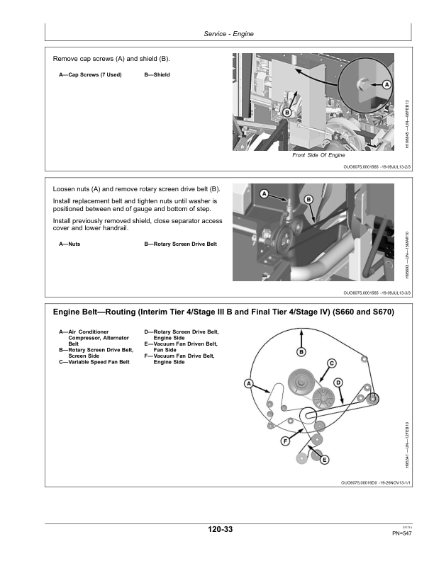 John Deere S660, S670, S680, S685, S690 & Hillmaster Combines-MY2015 Operator's Manual (OMHXE81270) - Image 3