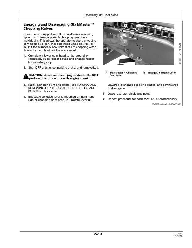 John Deere 600C Series Corn HeadsExport Edition (785001- ) Operator's Manual (OMHXE89805) - Image 2