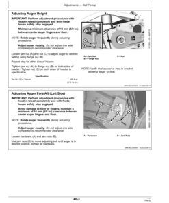 Alternative view of John Deere 600P Series Belt Pickups North America (785001- ) Operator's Manual (OMHXE89898)