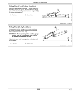 Alternative view of John Deere 600P Series Belt PickupsExport Edition (785001- ) Operator's Manual (OMHXE89899)