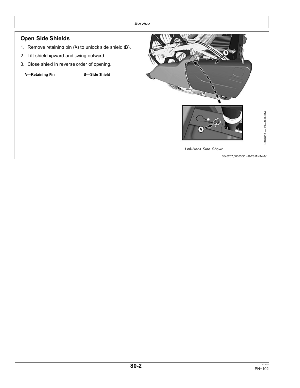 John Deere 600FD Series Flexible Draper Platforms 630FD, 635FD, 645FD, 640FD (785001-) (North American) Operator's Manual (OMHXE90219) - Image 2