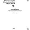 John Deere Killefer 5BX, 6BX Combination Units Mechanical Contol Operator's Manual (OMK10)