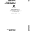 John Deere Killefer Nos. 3, 3W Carriers Operator's Manual (OMK26951)