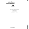 John Deere No. 5 Subsoiler Operator's Manual (OMK34678K)