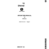 John Deere 12 Ditcher Operator's Manual (OMK37341)
