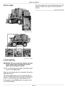 Alternative view of John Deere CP770 Cotton Picker (240001-248999) (North American) Operator's Manual (OMKK108191)