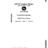 John Deere CP770 Cotton Picker (240001-248999) (Export Edition) Operator's Manual (OMKK108193)