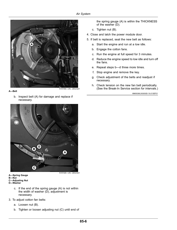 John Deere CP770 Cotton Picker (240001-248999) (Export Edition) Operator's Manual (OMKK108193) - Image 3
