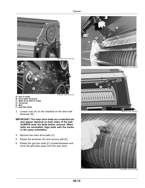 John Deere CS770 Cotton Stripper (240001-248999) (Export Edition) Operator's Manual (OMKK108242) - Image 2