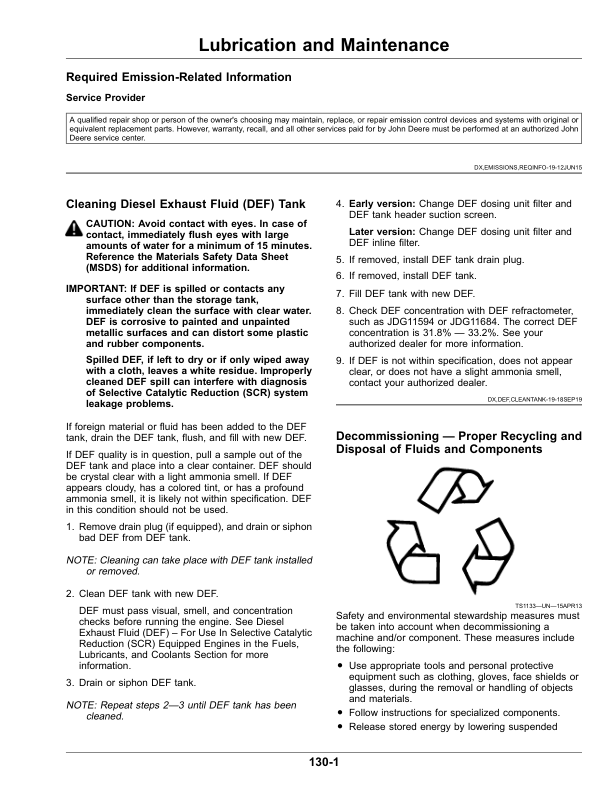 John Deere CS770 Cotton Stripper (240001-248999) (Export Edition) Operator's Manual (OMKK108242) - Image 3
