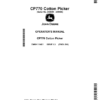 John Deere CP770 Cotton Picker (249000-250000) (North America) (LPB) Operator's Manual (OMKK110431)