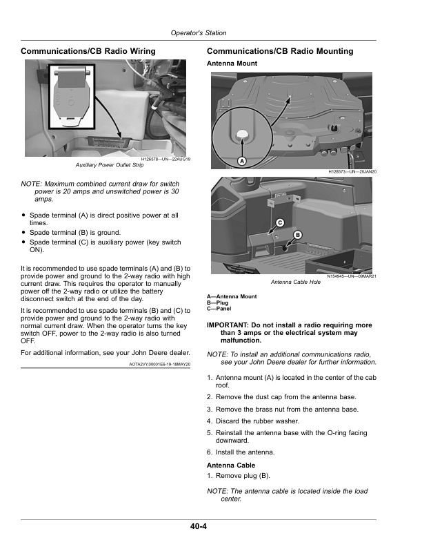 John Deere CP770 Cotton Picker (249000-250000) (North America) (LPB) Operator's Manual (OMKK110431) - Image 3