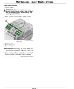 Alternative view of John Deere CP550 Cotton Picker (240001-250000) (Export) Operator's Manual (OMKK111177)