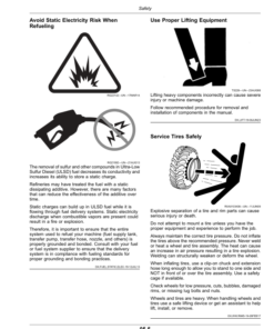 Alternative view of John Deere M4040DN Self-Propelled Spreader (250001—) Operator's Manual (OMKK111807)