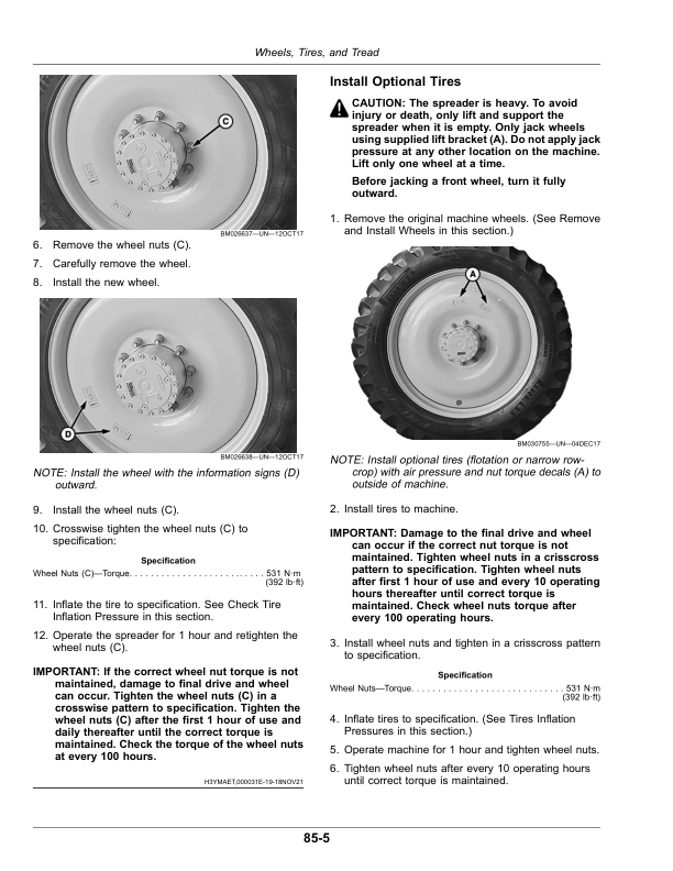 John Deere M4040DN Self-Propelled Spreader (250001—) Operator's Manual (OMKK111807) - Image 3