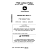John Deere 7760 Cotton Picker (450001-) Operator's Manual (OMKK11360)