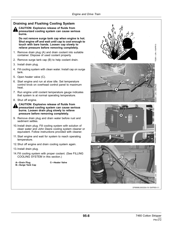 John Deere 7460 Cotton Strippers North America (040001-042000) Operator's Manual (OMKK11863) - Image 2