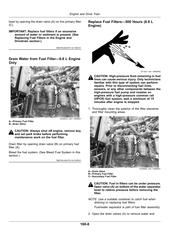 John Deere 400R, 408R, 410R, 412R, 600R, 612R, 616R Self-Propelled Sprayer/Spreader Operator's Manual (OMKK122675) - Image 4