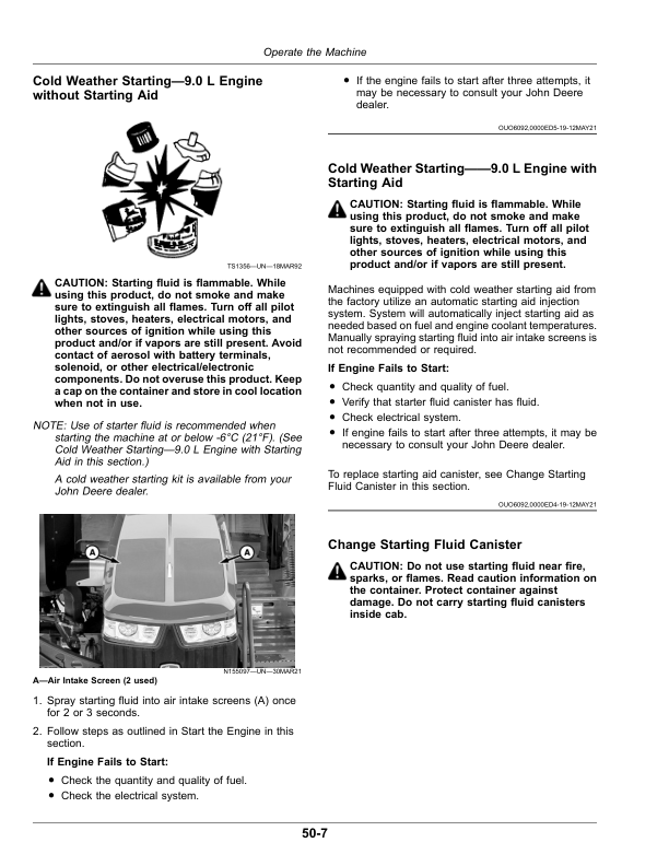 John Deere 400R, 408R, 410R, 412R, 600R, 612R, 616R Self-Propelled Sprayer/Spreader Operator's Manual (OMKK122678) - Image 2