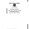John Deere Sea & Spay Select 408R, 410R, 412R, 612R, 616R Self-Propelled Sprayers (Export) Operator's Manual (OMKK123189)