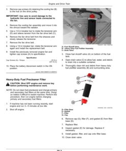 Alternative view of John Deere CP550 Cotton Picker Operator's Manual (OMKK123908)