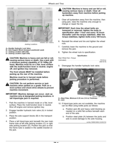 Alternative view of John Deere CP570 Cotton Picker Operator's Manual (OMKK123924)