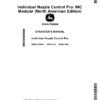 John Deere Individual Nozzle Control Pro (North American) Operator's Manual (OMKK124049)