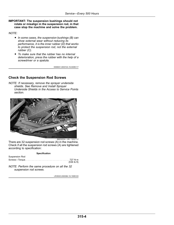 John Deere M4025 Self-Propelled Sprayer Without Solution/Spray System Operator's Manual (OMKK126032) - Image 3