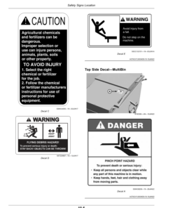 Alternative view of John Deere DS35 G5 Dry Spinner Spreader Operator's Manual (OMKK127085)