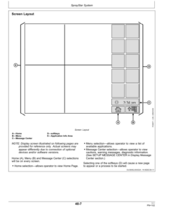 Alternative view of John Deere 4630 Self-Propelled Sprayers Export Edition (028001-033000) Operator's Manual (OMKK13373)