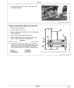 Alternative view of John Deere 455 Folding Grain Drills Operator's Manual (OMKK15198)